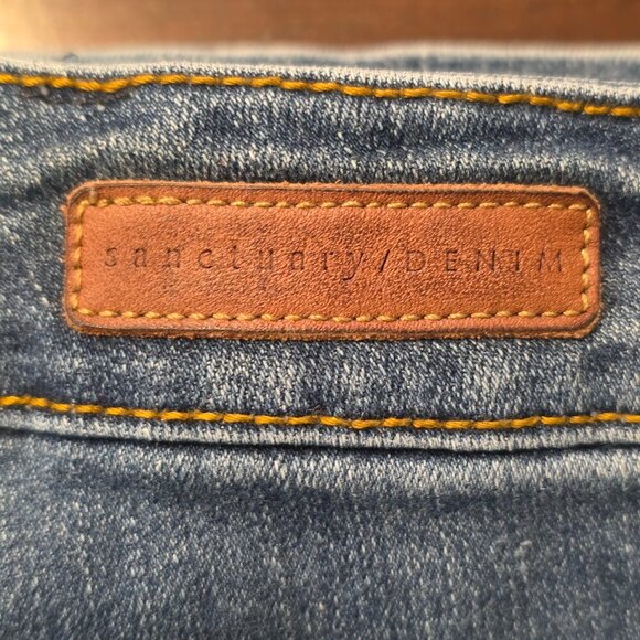 Sanctuary Non conformist Wide leg cropped jeans - sz32 - Picture 6 of 6